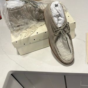 THE GREAT. Tan Lace Up Boots